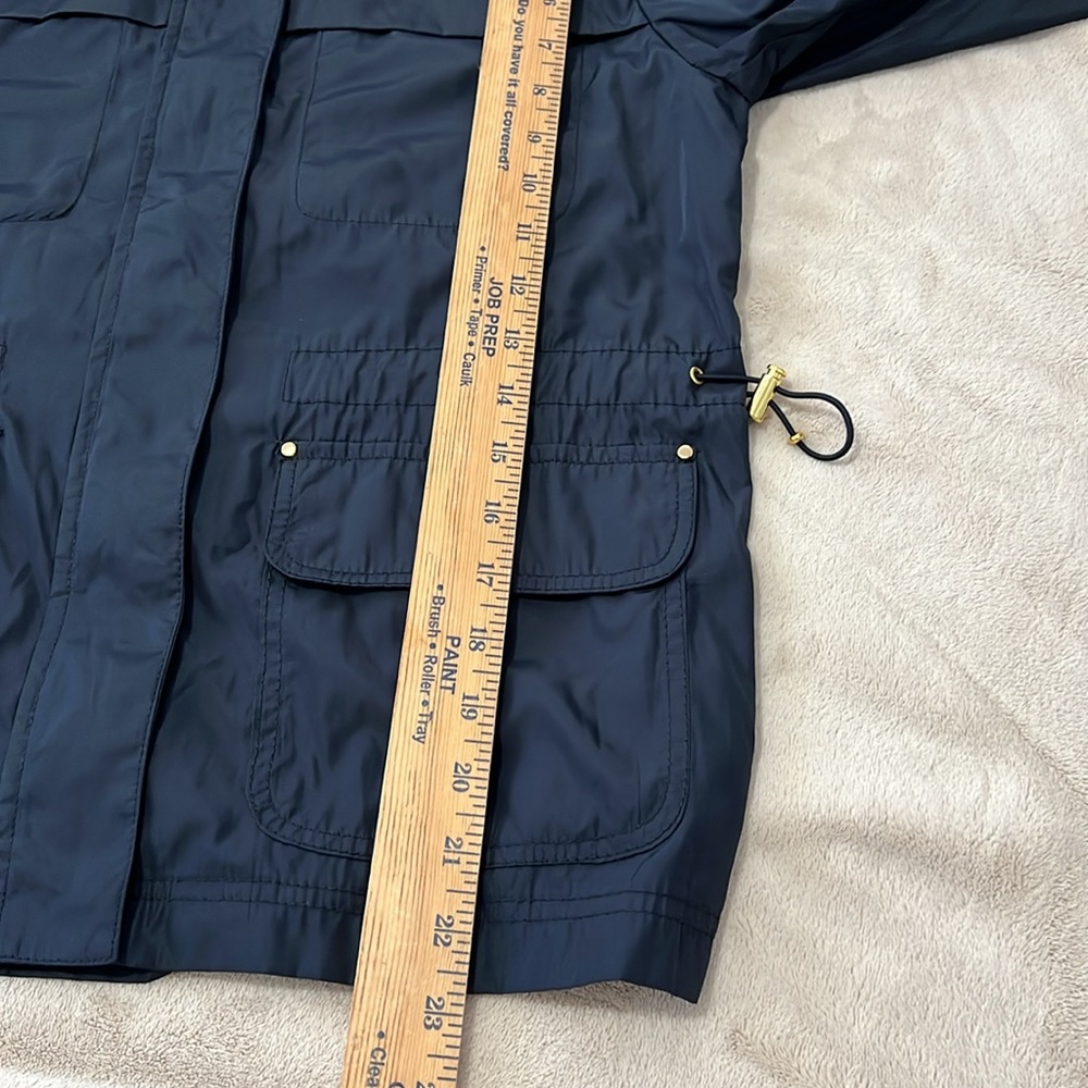 Zara Basic Summer Athletic Jacket Blue With Detac… - image 4